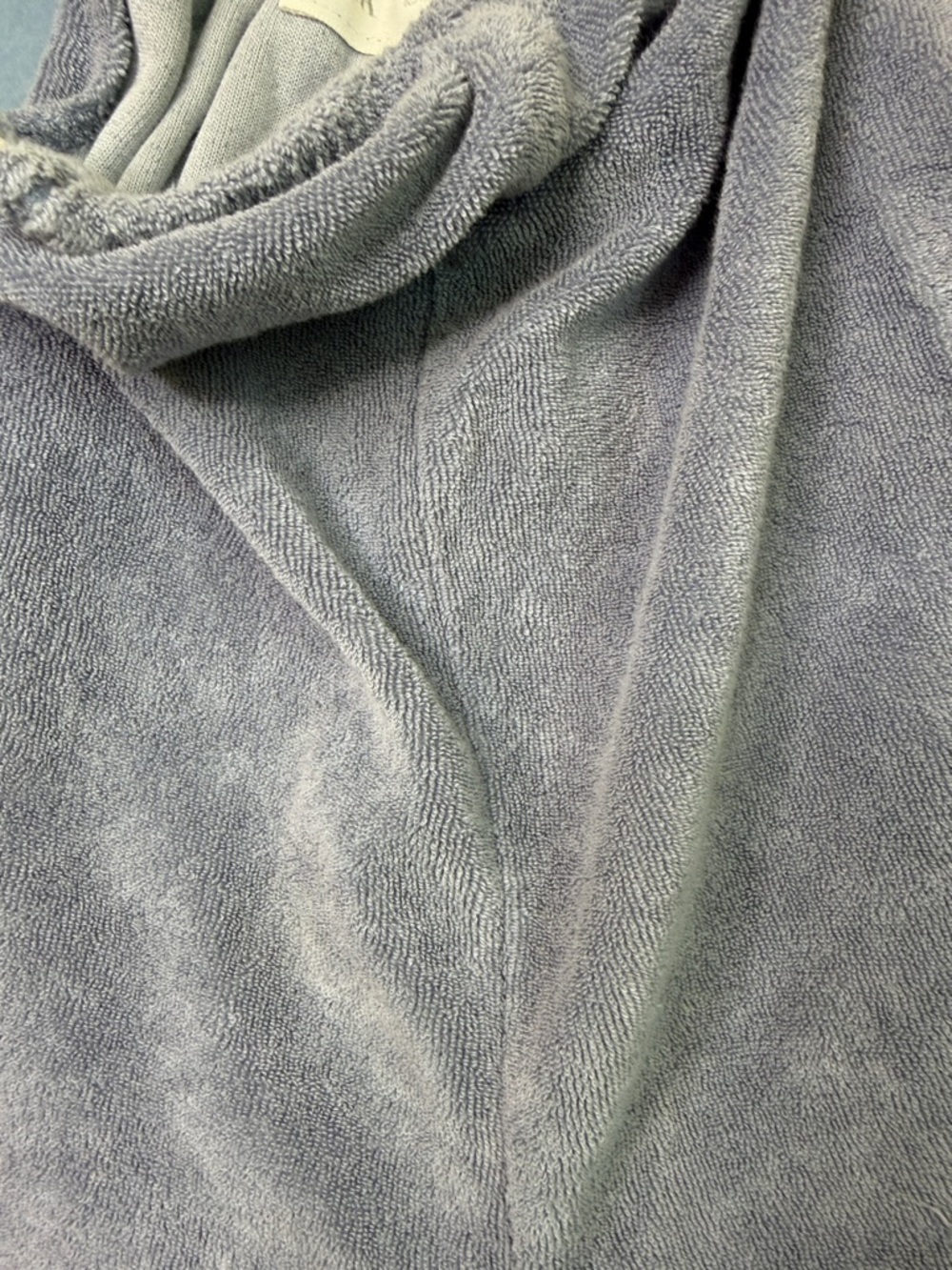 Zara Light Grey Blue Terry Baby Shorts 12-18 months - Picture 3 of 4